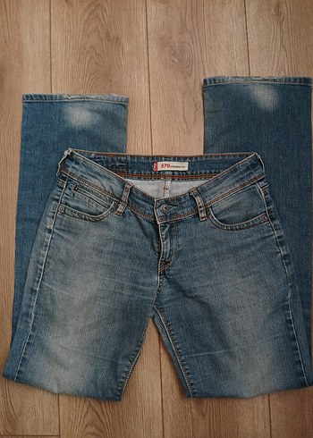 Gri Mavi Kadın Denim Jean