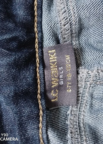 kız Çocuk Mavi Slim Fit Kot Pantolon - Görsel 5