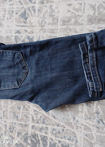 kız Çocuk Mavi Slim Fit Kot Pantolon - Görsel 2