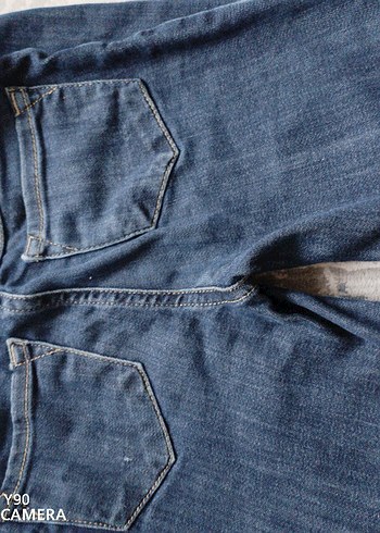 kız Çocuk Mavi Slim Fit Kot Pantolon - Görsel 4