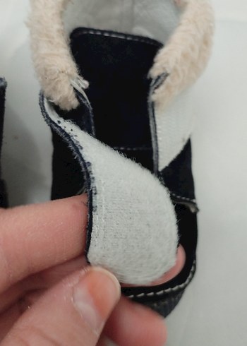 Kürklü Lacivert Erkek kız Bebek  Ayakkabısı - Görsel 7