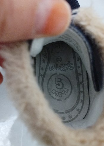 Kürklü Lacivert Erkek kız Bebek  Ayakkabısı - Görsel 4