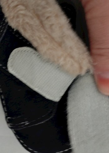 Kürklü Lacivert Erkek kız Bebek  Ayakkabısı - Görsel 8