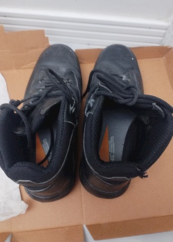 Siyah Bağcıklı Erkek Street Style Bot - Görsel 6