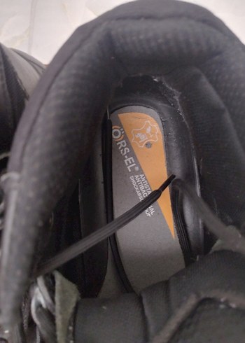 Siyah Bağcıklı Erkek Street Style Bot - Görsel 4