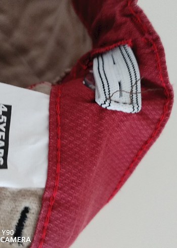 Bordo Düğmeli Erkek Çocuk Bol Kesim Pantolon - Görsel 4