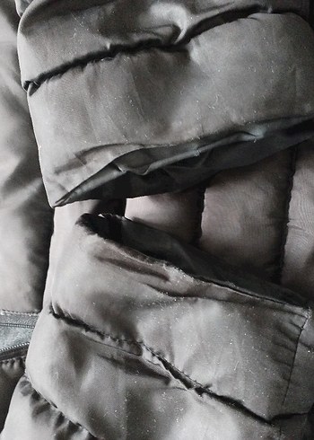 Siyah Fermuarlı  erkek Mont - Görsel 4