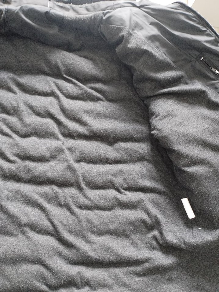 Siyah Fermuarlı  erkek Mont - Görsel 3