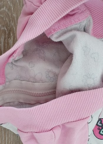 Kız Çocuk Çok Renkli Baskılı Fermuarlı kapişon ceket - Görsel 6