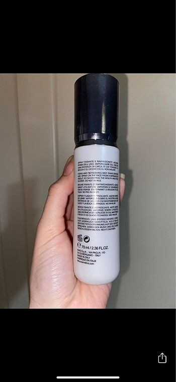 Kiko Kiko Milano Primer Sabitleyici Fix Sprey
