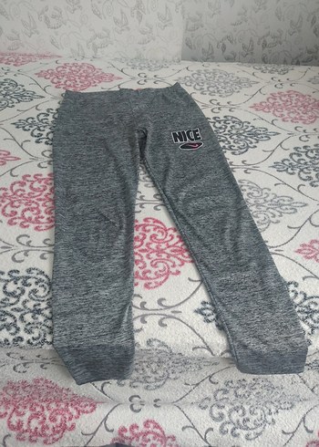 Gri Kadın Örme Spor Eşofman Altı