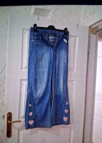 Trendyol & Milla Kalpli Mavi Denim Midi Etek