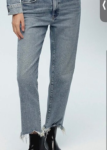 Mavi new york iconic parlak indigo mavi taşlı jean