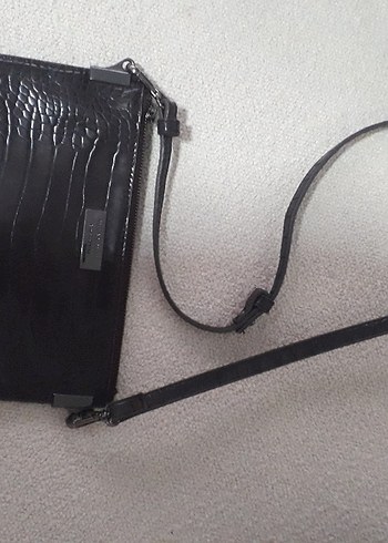 Kahverengi Yılan Desenli Deri Kadın Portföy Çanta - Görsel 3