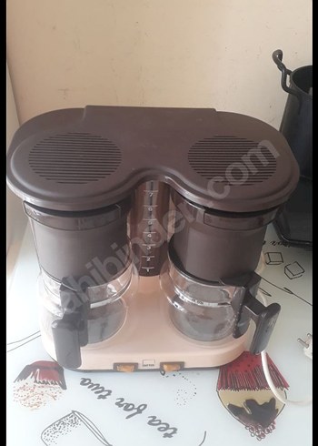 Bej Çift Demlik Kahve Makinesi - Görsel 8