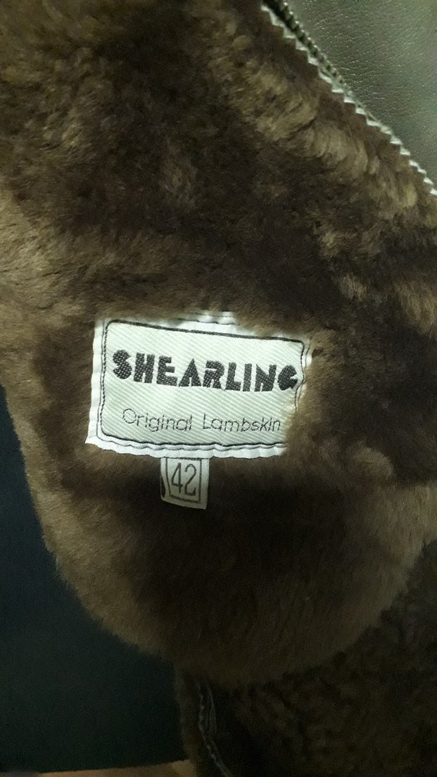 Kürklü Bej Deri Kadın Mont - Görsel 4