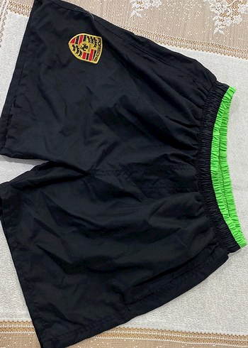 Yeşil Kemerli Erkek Deniz Şortu - Görsel 3