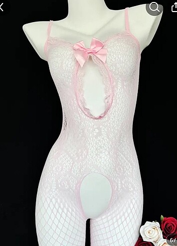 Pembe Sexy Vücut Çorabı