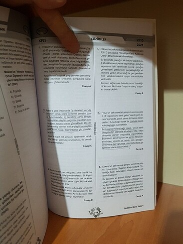 KPSS 2022 EĞİTİM BİLİMLERİ ÇIKMIŞ SORULAR ÇÖZÜMLÜ SORU BANKASI - Görsel 3