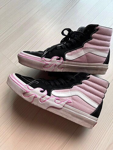 vans sk8 hi flame