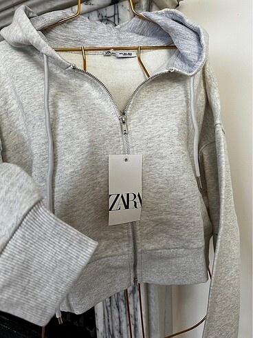 m Beden Zara kapüşonlu sweat