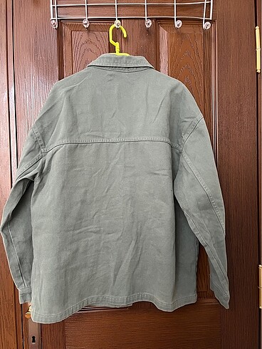 Diğer Yeşil gabardin kumaş gibi ceket
