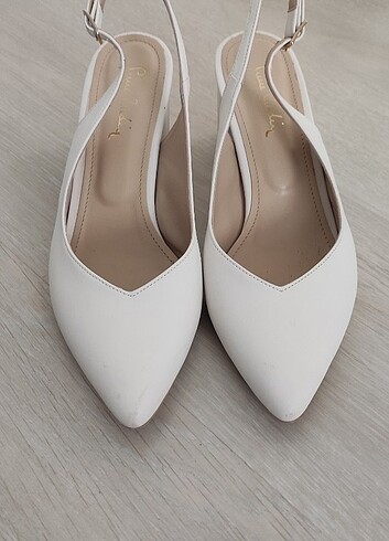 Pierre Cardin Pierre Cardin Beyaz Topuklu Ayakkabı
