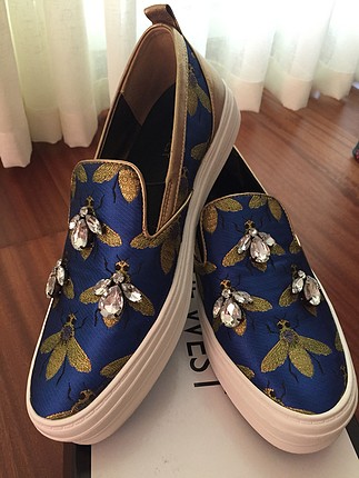 37 Beden Nine west arı taşlı ayakkabı