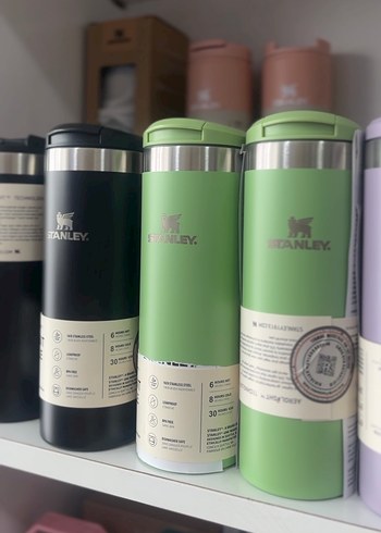 Stanley Orjinal Faturalı Beyaz Termos Kupa 0,47 ml - Görsel 3