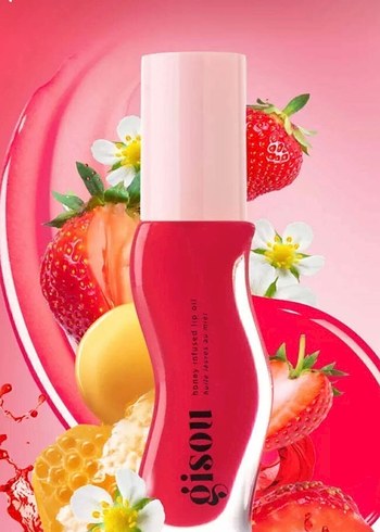 gisou Honey InfusedGoldenShimmer Glow Lip Oil Işıltılı Dudakyağı - Görsel 5