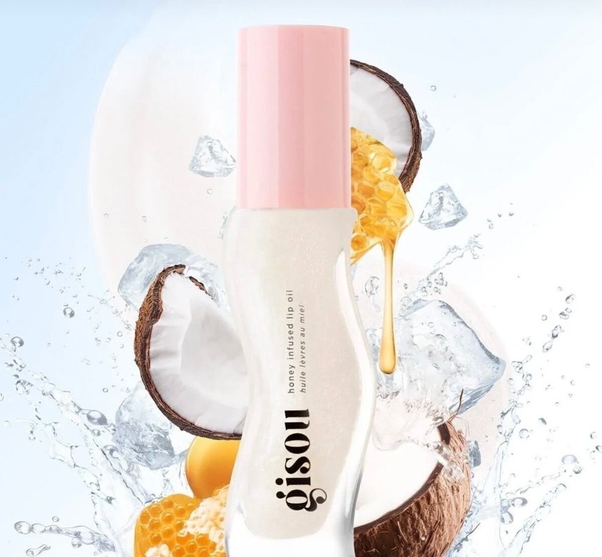 gisou Honey InfusedGoldenShimmer Glow Lip Oil Işıltılı Dudakyağı - Görsel 4