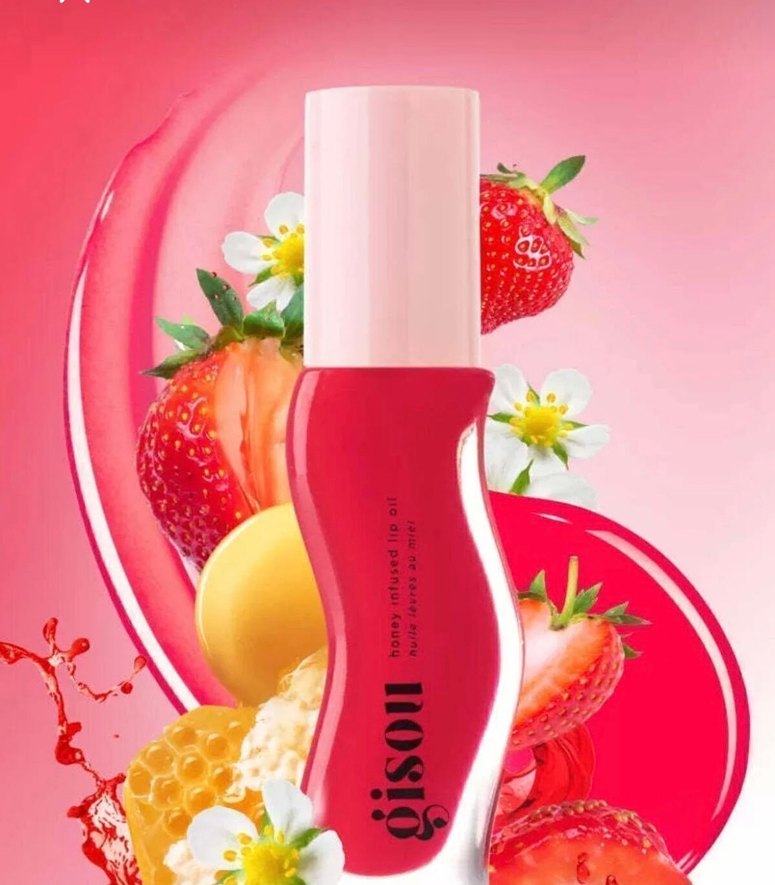 gisou Honey InfusedGoldenShimmer Glow Lip Oil Işıltılı Dudakyağı - Görsel 5