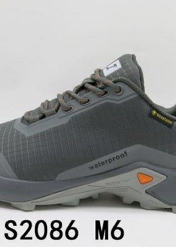 Gri Beyaz Bağcıklı Erkek Outdoor Spor Ayakkabı - Görsel 4