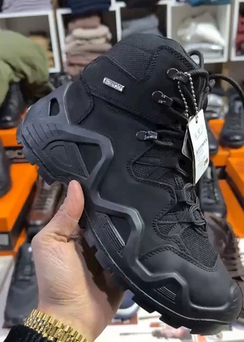 Erkek Siyah Snake Print Spor Outdoor Ayakkabı - Görsel 4