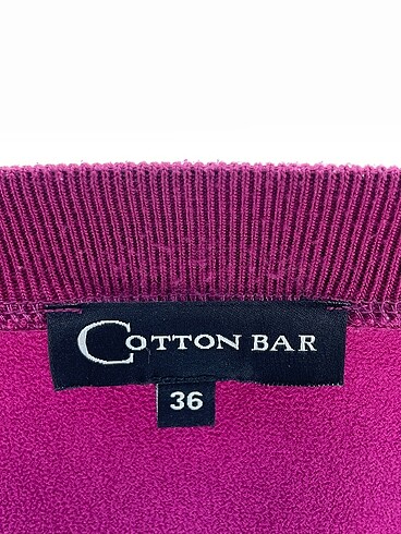 36 Beden mor Renk Cotton Bar Bluz %70 İndirimli.