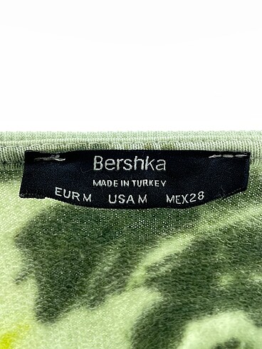 m Beden yeşil Renk Bershka Sweatshirt %70 İndirimli.