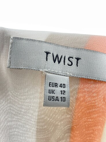 40 Beden çeşitli Renk Twist Uzun Elbise %70 İndirimli.