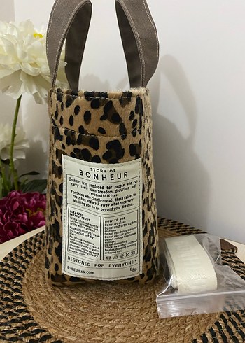 Kahverengi Leopar Desenli Kadın Çanta - Görsel 3