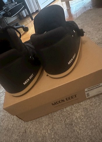 Siyah Kadın Kauçuk Dolgu Topuklu Spor Bot - Görsel 2