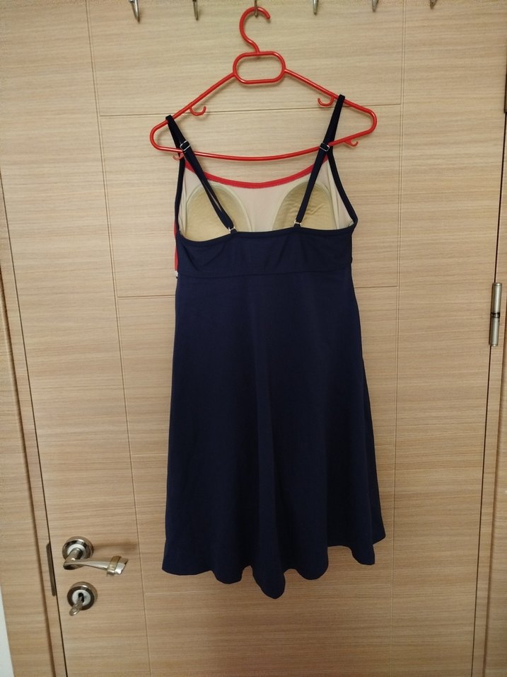 Kırmızı Laciverr İnce Askılı Mayo - Görsel 3