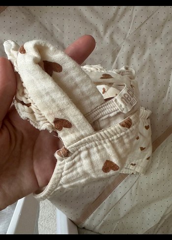 Bebek Kız müslin takım - Görsel 4