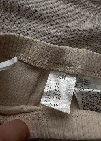 Kız Çocuk Bej Piliseli Pamuklu Tayt - Görsel 5