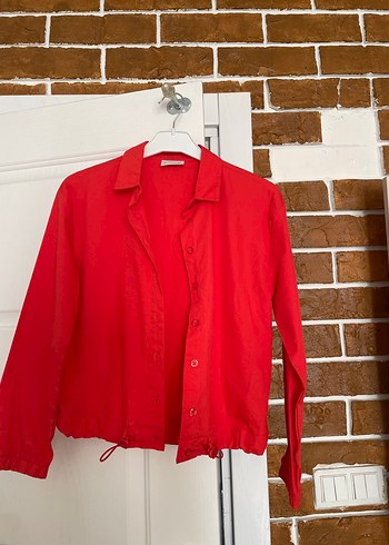 Kırmızı Düğmeli  Gömlek - Görsel 2