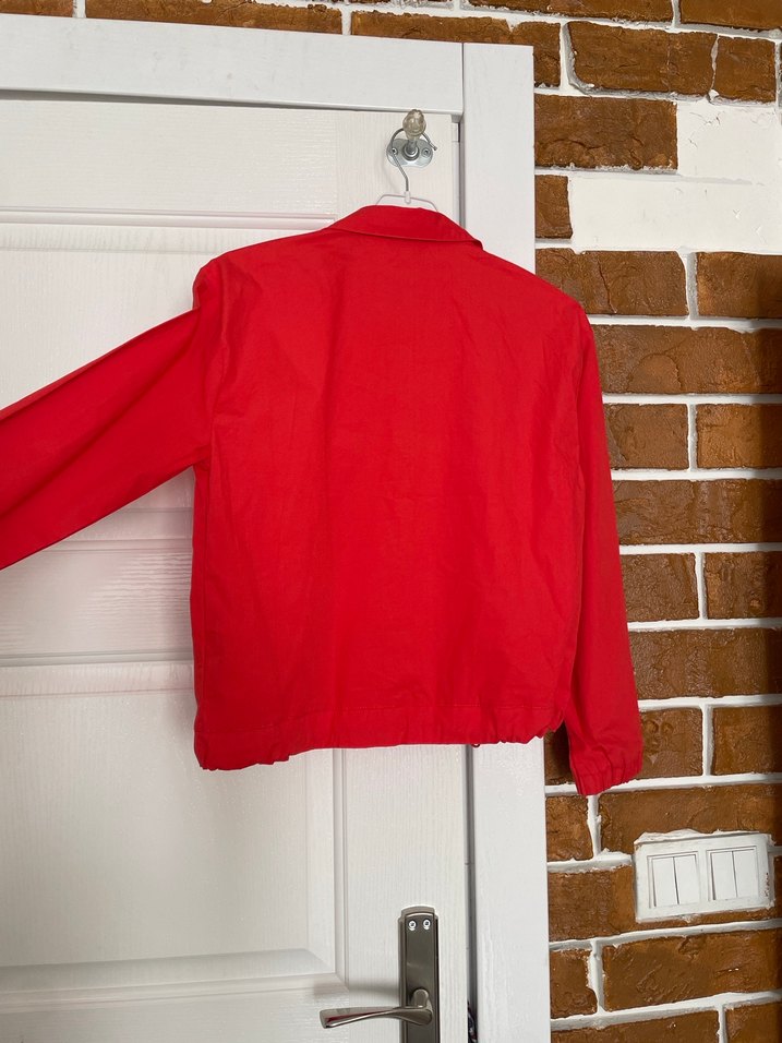 Kırmızı Düğmeli  Gömlek - Görsel 4