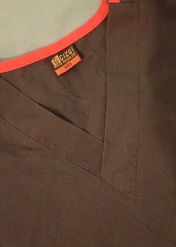 çizgi marka koyu füme hemşire forması - Görsel 2