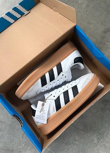 37 Beden beyaz Renk Adidas Samba XLG White Black