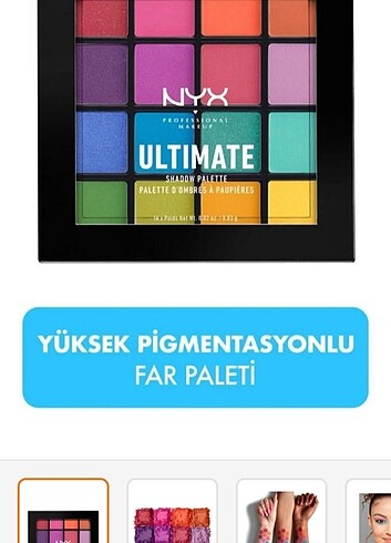 NYX Nyx far paleti