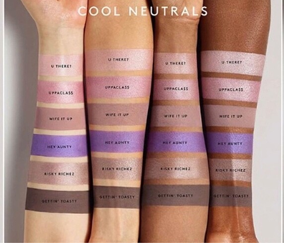 Beden Renk Fenty Beauty Snap Shadows Cool Neutrals Far