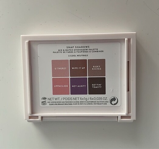 Beden Fenty Beauty Snap Shadows Cool Neutrals Far
