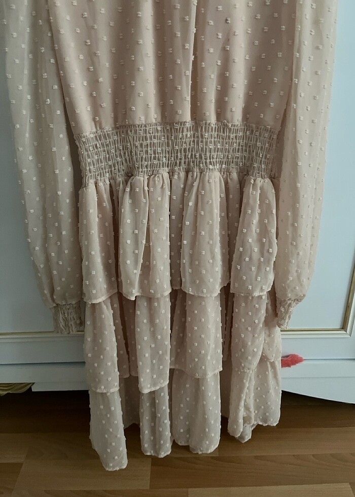 Fırfırlı elbise - Görsel 4